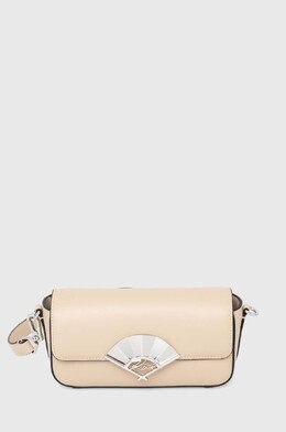 Кожаная сумка Karl Lagerfeld с веером, экрю ppyh-tod0yj_02x | beige