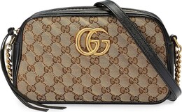 Сумка Gucci GG Marmont Small Shoulder Bag Beige Ebony/Nero, бежевый 447632 hvkeg 9772 | tan