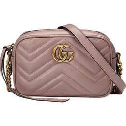 Сумка Gucci GG Marmont Matelassé Mini, светло-розовый 448065 dtd1t 5729 | pink