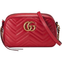 Сумка Gucci GG Marmont Matelasse Small, красный 447632 dtd1t 6433 | red