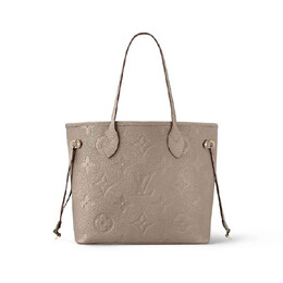 Сумка Louis Vuitton Neverfull MM, серо-бежевый m45685 | black