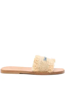 Dsquared2 logo-embroidered slides 29803633