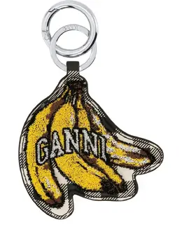 Ganni logo keyring 29880203