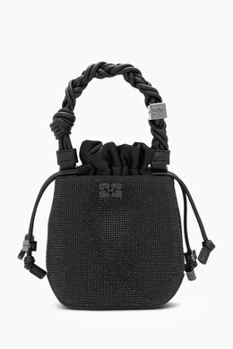 Ganni Mini Bou Strass Bucket Bag 218130045_2709