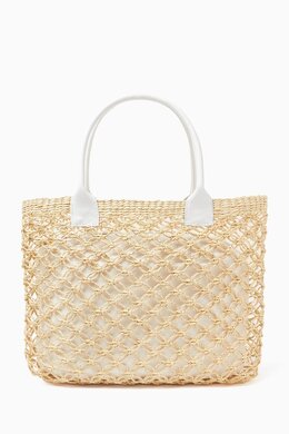 Sensi Studio Open Weave Tote in Toquilla Straw 218405487_7762