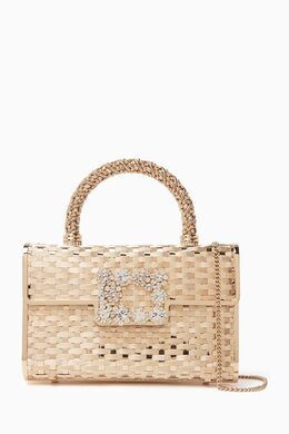 Roger Vivier Jewel Efflorescence Mini Bag in Metal 218367469_248