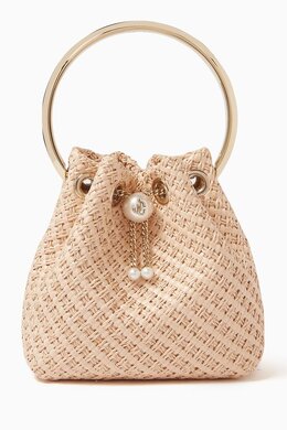 Jimmy Choo Bon Bon Bucket Bag in Raffia 218367710_199