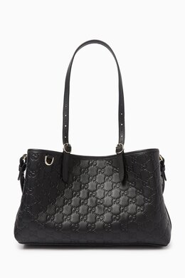 Gucci Small GG Emblem Bucket Bag in Leather 218396902_13