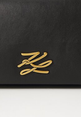 Сумка через плечо AUTOGRAPH Karl Lagerfeld, черный k4851h1it-q11 | black/gold-coloured