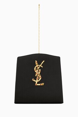 Saint Laurent Mini Bracelet Evening Bag in Satin 218164600_13