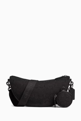 Coach Hall Soft Sling Bag in Signature Jacquard 218136825_13