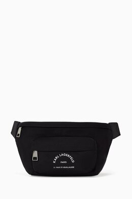 Karl Lagerfeld Rue St-Guillaume Belt Bag in Nylon 217902967_13