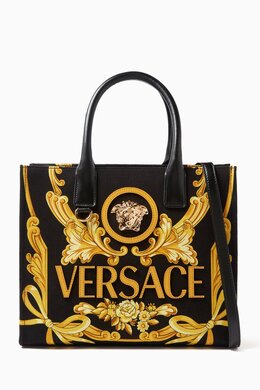 Versace Small Cameo La Medusa Tote Bag in Canvas 218233801_195