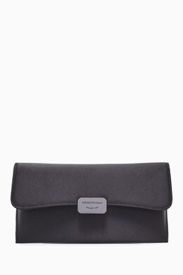 Emporio Armani Baguette Clutch Bag in Satin 217926859_13