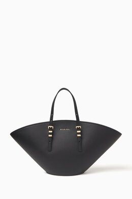 Michael Kors Small Isa Fan Tote Bag in Leather 218204970_13