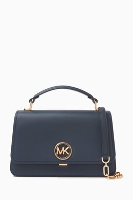 Michael Kors Medium Delancey Satchel Bag in Leather 218204778_14