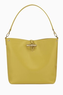 Longchamp Le Roseau M Hobo bag in Leather 218205618_27
