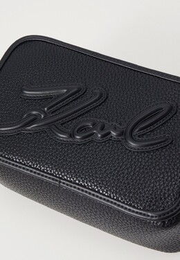 Сумка через плечо K/SKUARE CAMERA BAG GRAINY Karl Lagerfeld, черный k4851h1il-q11 | black