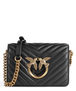 Сумка через плечо Love Click Mini из овчины Pinko, черный 100067-a0gk-z99q | schwarz