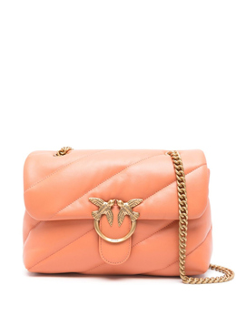 Pinko сумка на плечо Love Puff, оранжевый 100038a0f2 | оранжевый