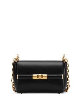 Мини-сумка через плечо из кожи Dolce & Gabbana, черный bi3375a3g19 | черный