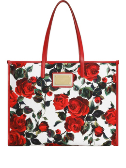 Dolce & Gabbana большая сумка на плечо с принтом, белый bb2274ai354 | белый