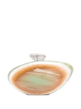 Benedetta Bruzziches клатч Armonia, зеленый ss25002 | зеленый