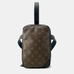 Louis Vuitton Noir Monogram / Solar Powered Ray Utility Side Bag 1157703