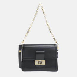 Louis Vuitton Black Leather Dauphine MM Shoulder Bag 1157489