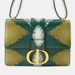 Christian Dior Green Leather 30 Montaigne Shoulder Bag 1157685