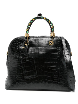 Moschino сумка-тоут с тиснением под кожу крокодила, черный mc4114pp1moc0 | черный