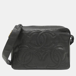 Chanel Black Caviar Leather Shoulder Bag 1157338