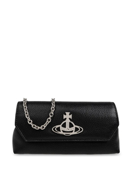 Сумка-клатч Vivienne Westwood с металлической пластиной Orb, черный 5c010004ws000d | черный