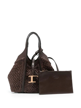 Tod's плетеная сумка-тоут T Timeless, коричневый xbwtsbar100rgm | коричневый