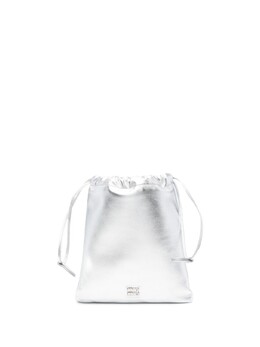 Сумка-клатч с логотипом Miu Miu, серебряный 5ng01001acsw | серебристый