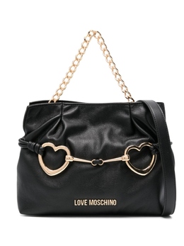 Love Moschino сумка-тоут с логотипом, черный jc4035pp1mlb0 | черный