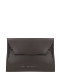 Brunello Cucinelli клатч Duo, коричневый mwtkd2722 | коричневый