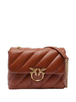 Pinko сумка на плечо Big Love Puff, коричневый 100037a0f2 | коричневый