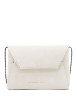 Brunello Cucinelli клатч BC Duo, белый mwdld2722 | белый