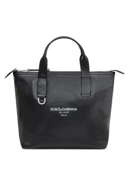 Сумка-шоппер с логотипом Dolce & Gabbana, черный bm2384a6e48 | черный