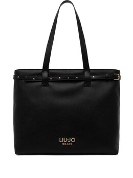 Сумка-тоут с логотипом Liu Jo, черный aa5135e0033 | черный