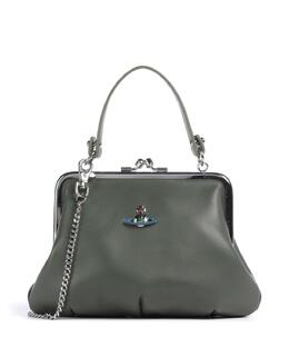 Сумка на плечо из кожи наппа Granny из овчины Vivienne Westwood, хаки 4b010005w-l001l-m405 | khaki