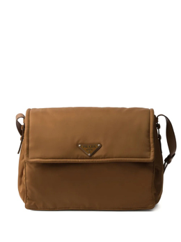 Большая сумка на плечо Prada Re-Nylon с мягкой подкладкой, коричневый 1bd256vooordln | коричневый