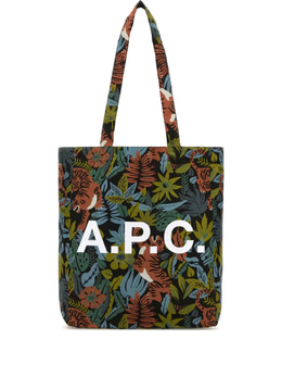 Сумка-тоут с принтом APC Lou A.P.C., черный psakpm61892 | черный