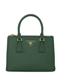 Prada маленькая сумка-тоут Galleria из сафьяновой кожи, зеленый 1ba896veoonzv | зеленый