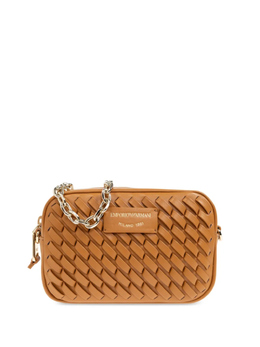 Кожаная сумка через плечо Emporio Armani, коричневый ew001924af15874 | коричневый