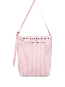 Philosophy Di Lorenzo Serafini пляжная сумка в полоску, розовый aef251g31010735 | розовый