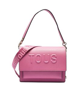 Сумка женская Tous Audree Brenda с тисненым логотипом бренда, розовый us252w00005082500os | rosa