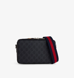 Мини-Сумка через плечо из ткани с покрытием и монограммой Gg Gucci, мультиколор r04420851 | black/black/brb