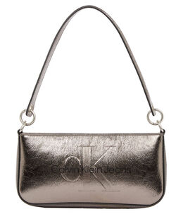 Сумка через плечо Calvin Klein с монограммой, металлик cj245w000040c5500os | rame